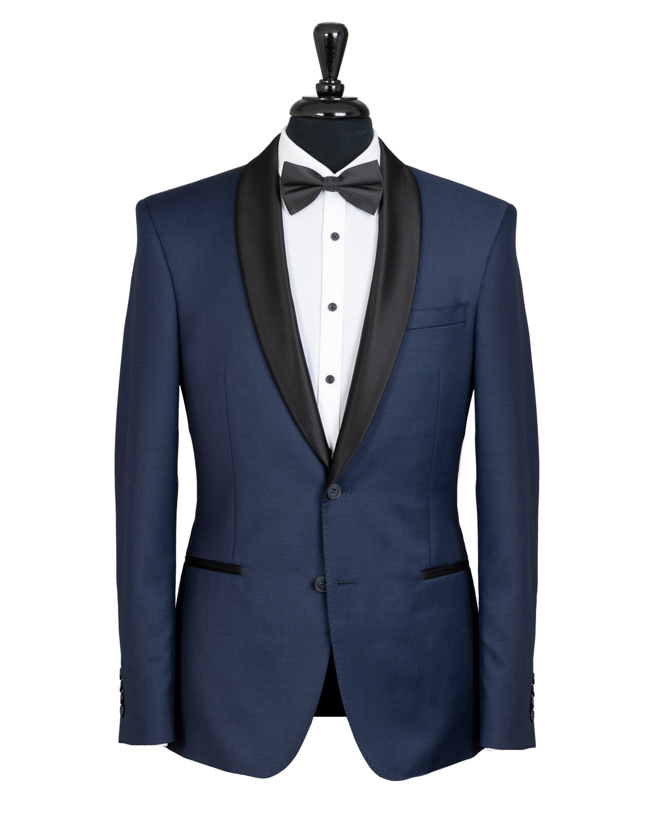 Gibson Spectre Navy Shawl Lapel Tuxedo - Hire or Buy - Black Jacket Suiting