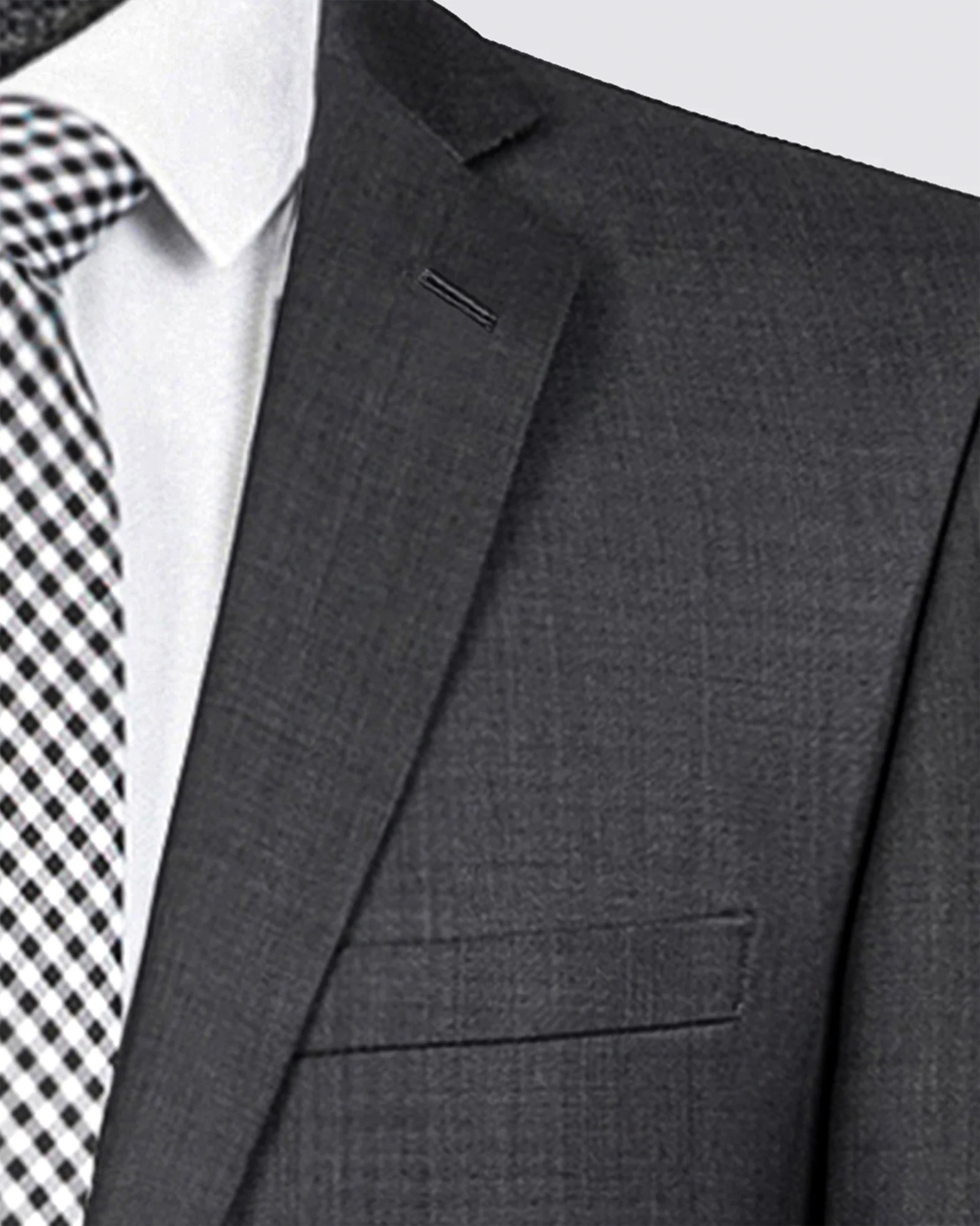 New England Jet Charcoal Lounge Suit - Image 3