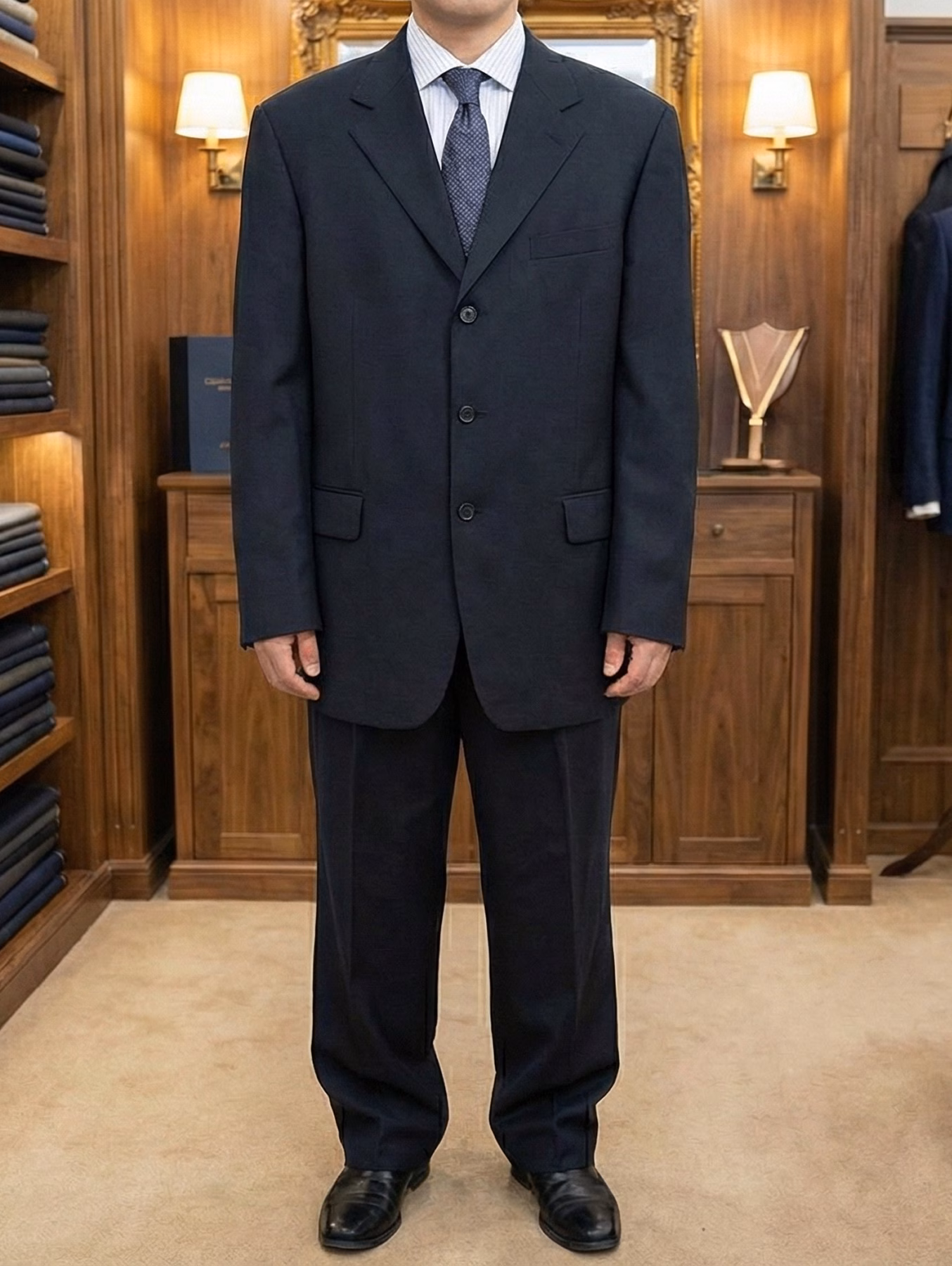 Custom suits Brisbane tailoring process at showroom