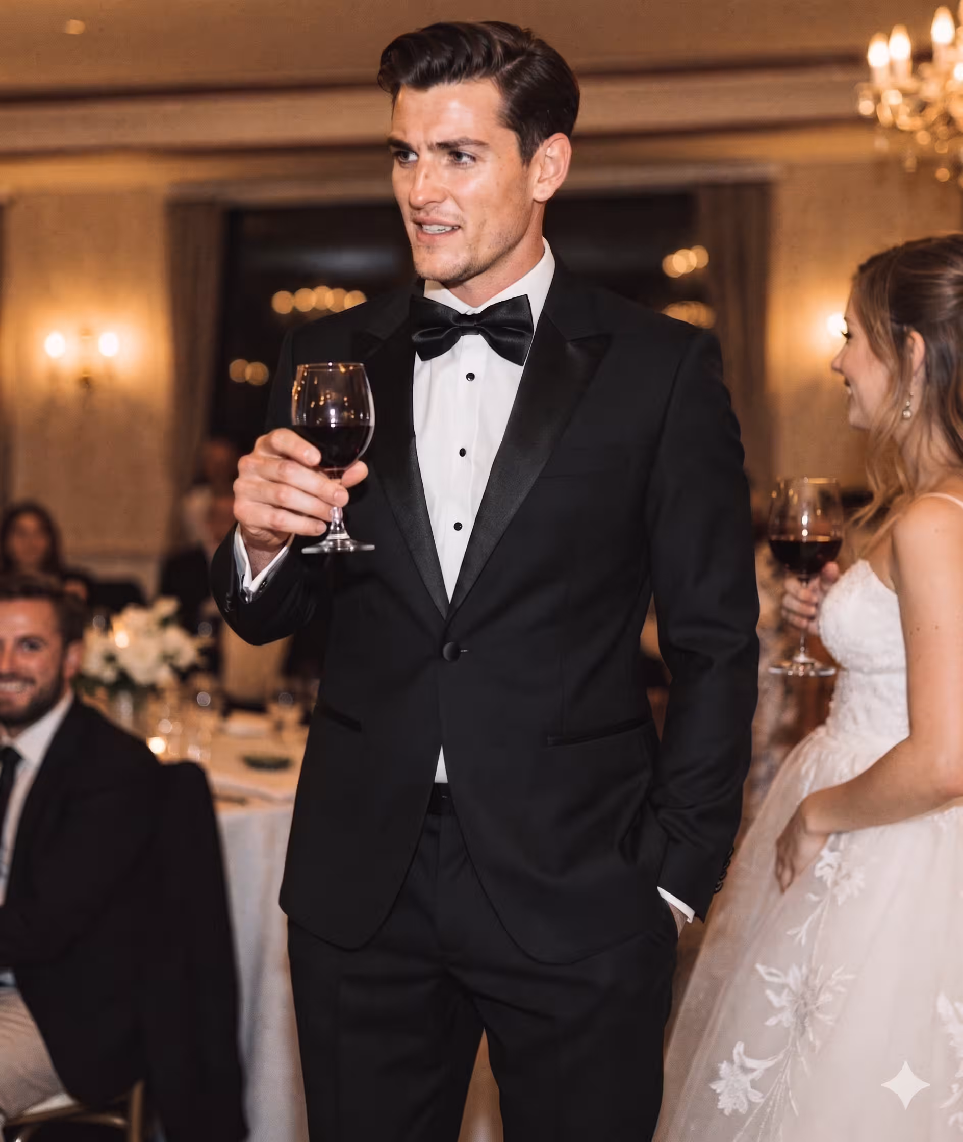 SR D9 Black Peak Lapel Tuxedo_Wedding_07