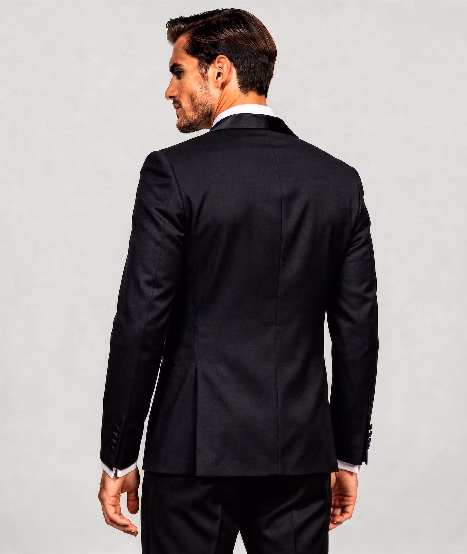 SR D9 Black Shawl Lapel Tuxedo_Back