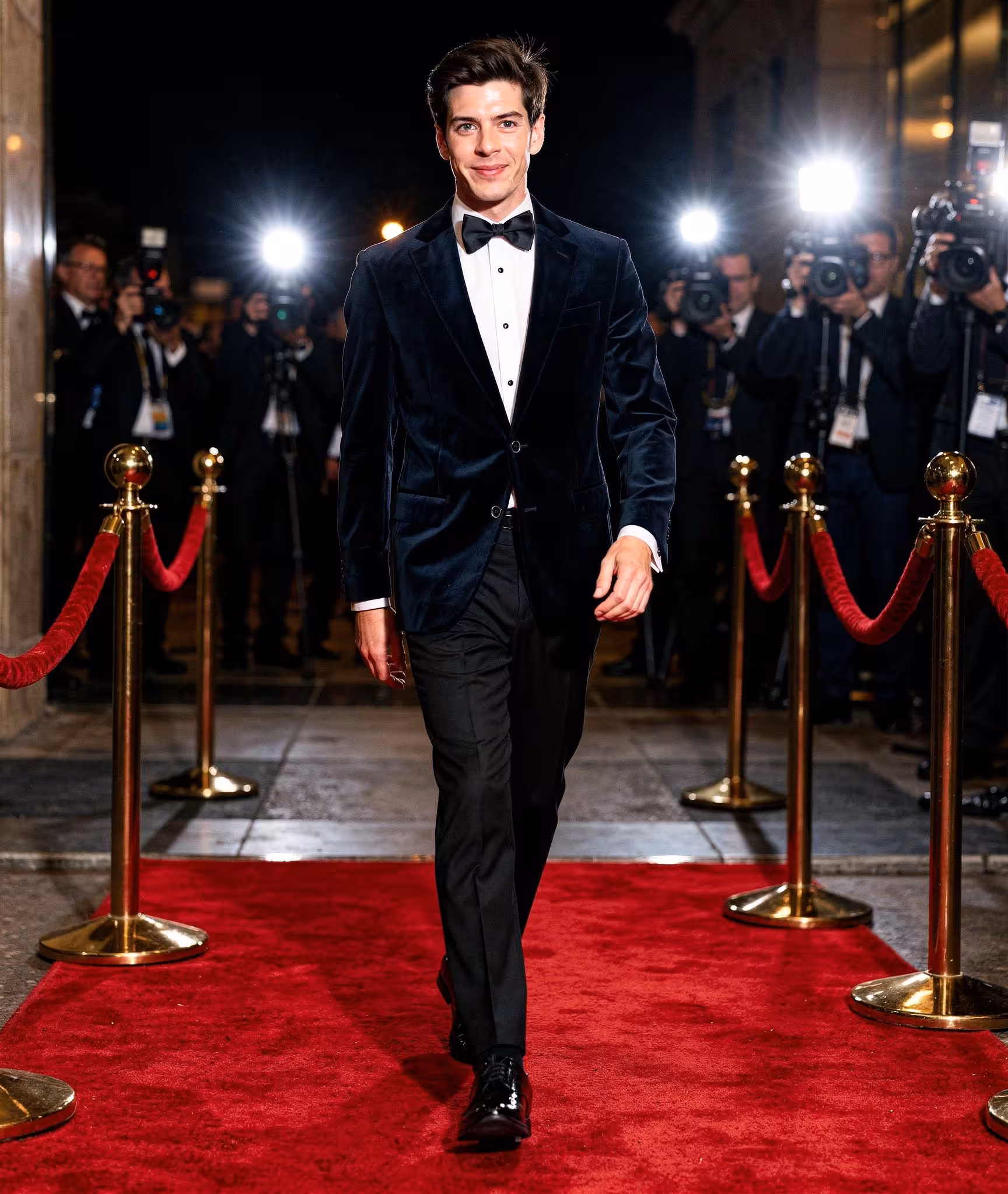 SR JV2 Navy Velvet Jacket_RampWalk_01