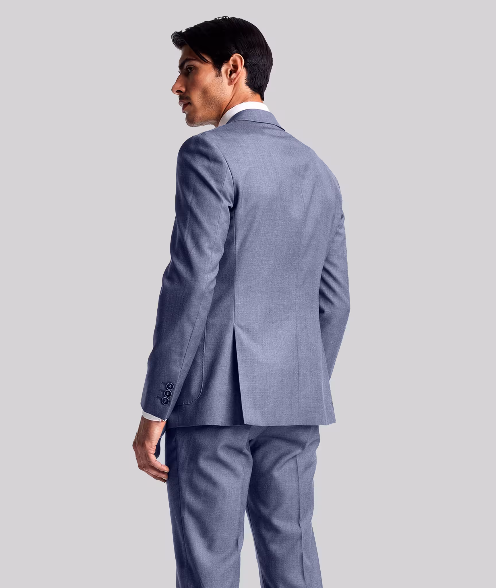 SR SL5 Sky Blue Lounge Suit_Backview