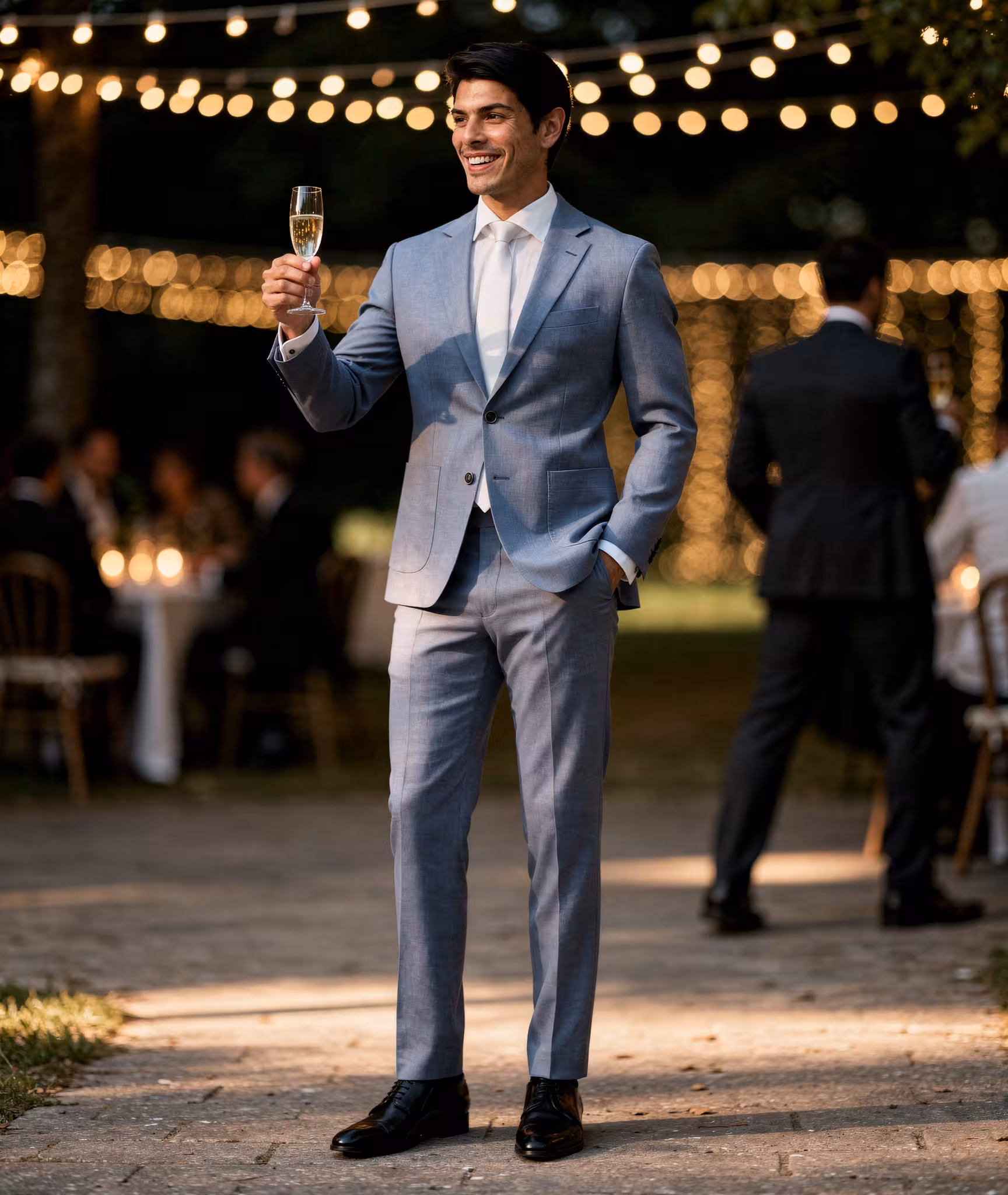 SR SL5 Sky Blue Lounge Suit_WeddingPose