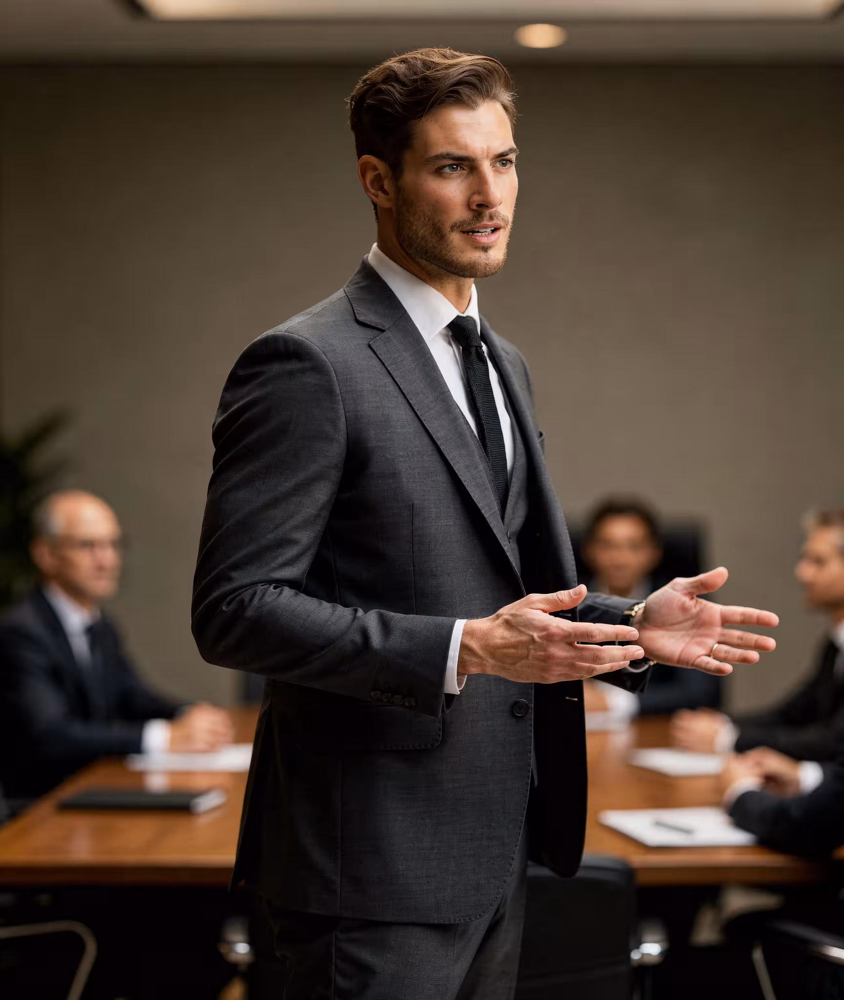 SR SSA3 Charcoal Lounge Suit_SideView_01