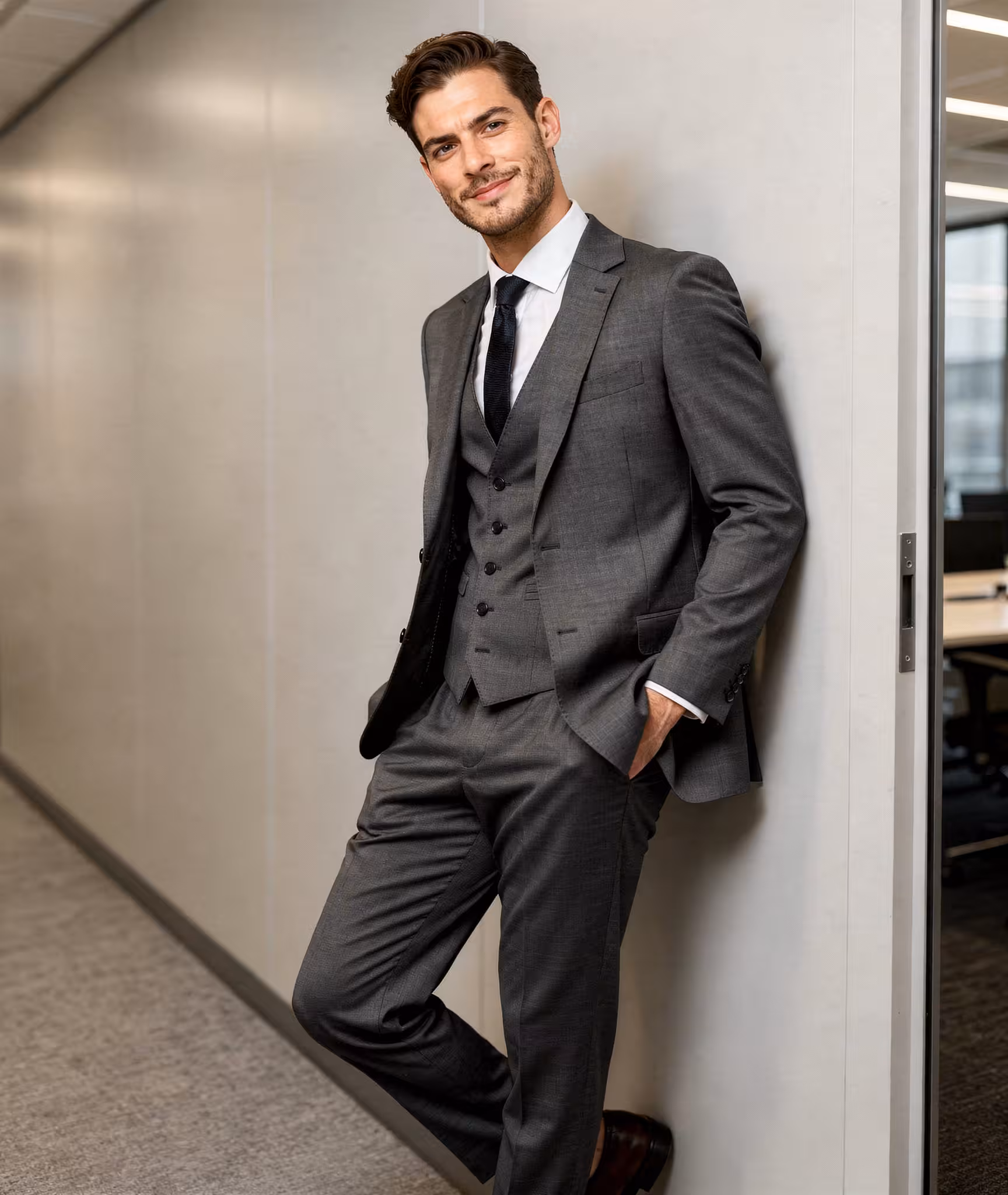 SR SSA3 Charcoal Lounge Suit_SideView_05