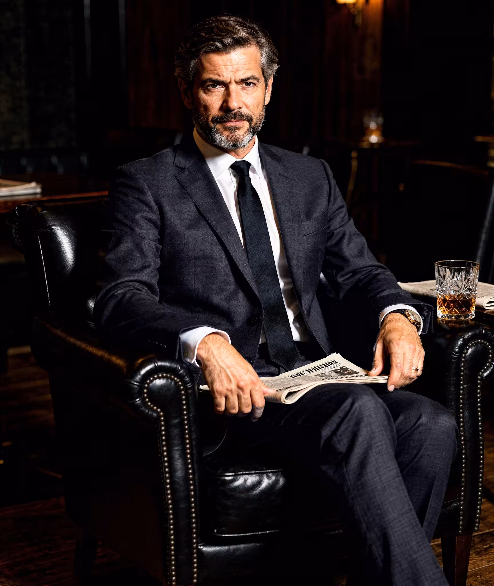 SR SSC2 Navy Windowpane Lounge Suit_Office