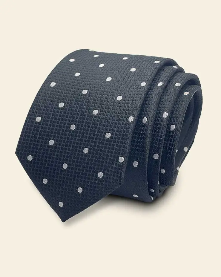 Black dot tie - Black Jacket Suiting in Brisbane